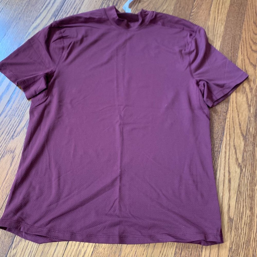 lululemon athletica Burgundy Short Sleeve Shirt